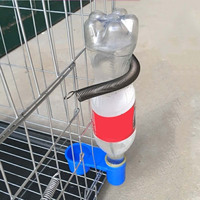 5Pcs Auto Bird Waterer Automatic Dispense Double Ports Feeding Cup for Parrot Pigeon Cage Birds Water Feeder Pet Supplies