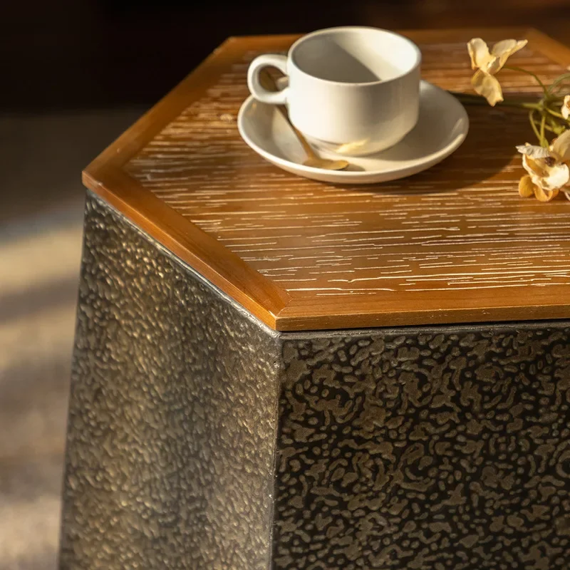 

Light Luxury Minimalist Special - Shaped Coffee Table Modern Living Room Small Apartment Stylish Side Table