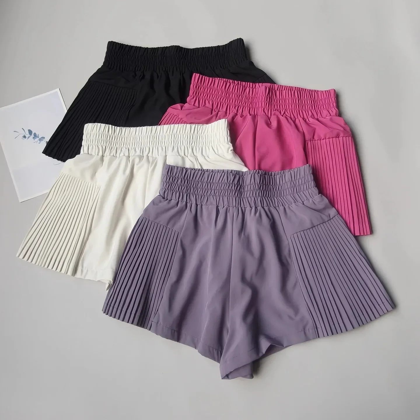 Women's High-Waisted Sports Shorts Loose Slimming Quick-Drying Breathable Outdoor Professional Training Running Fitness Pants