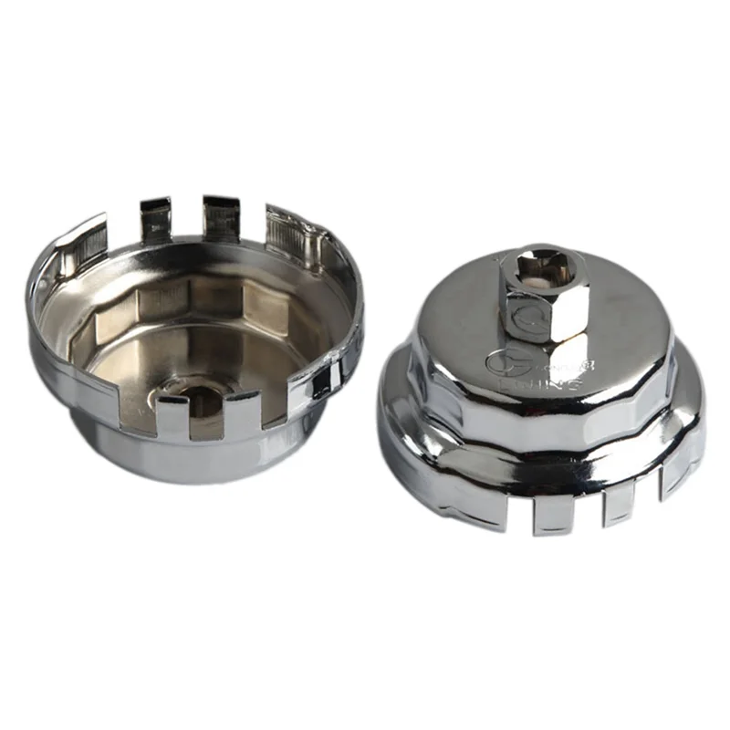 

ABSE-2 шт. ключ для масляного фильтра, аксессуары для автомобильного масляного фильтра, запасные части для автомобиля 64,5 мм, 14 стороны для Toyota