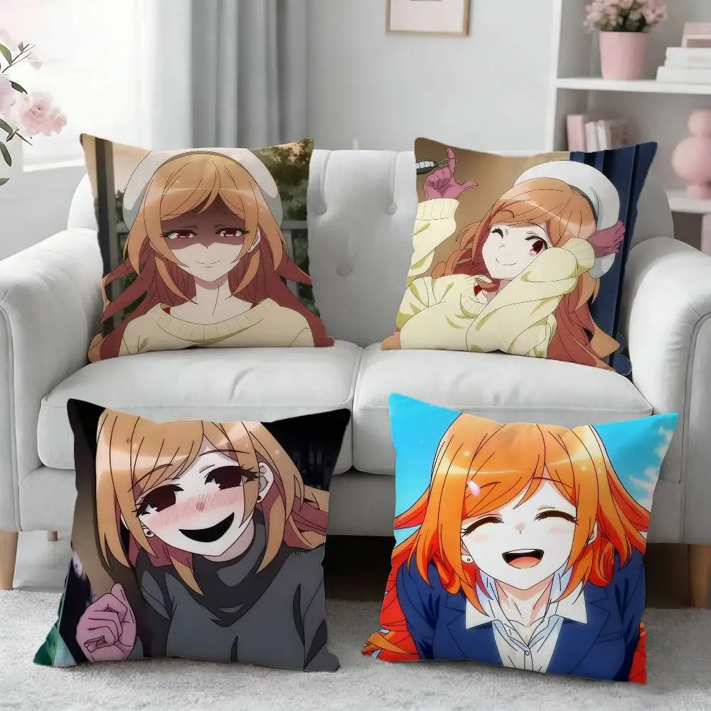 D-Dark Gathering Houzuki E-Eiko Pillow Case Cushion Cover Throw Pillow Case For Car Sofa