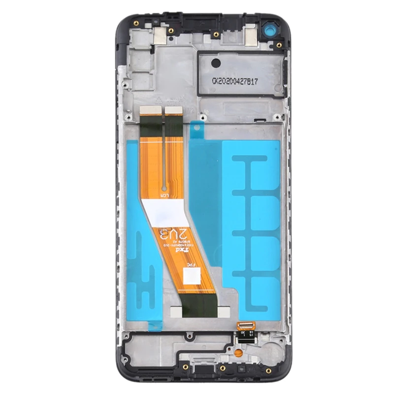 Tela LCD de 6,4 polegadas para Samsung Galaxy A11 (versão UE) A115 com conjunto de digitalizador + peça de reposição de moldura