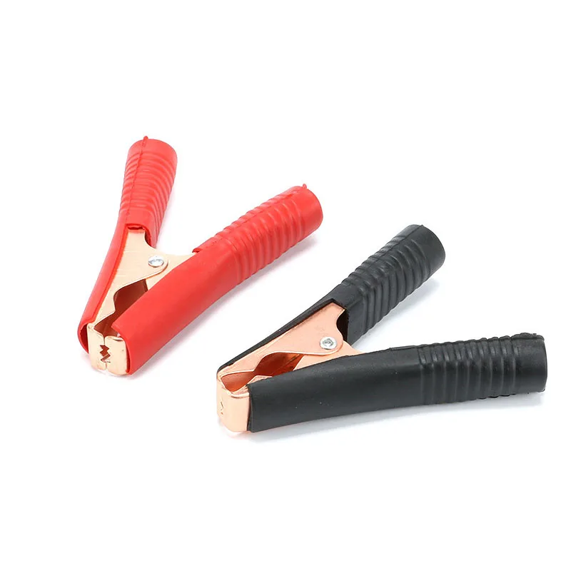 1PC Copper Plated Alligator Clip Adapter 50A/100A Test Electrical Battery Crocodile Clamp Car Accumulator Cable Clips