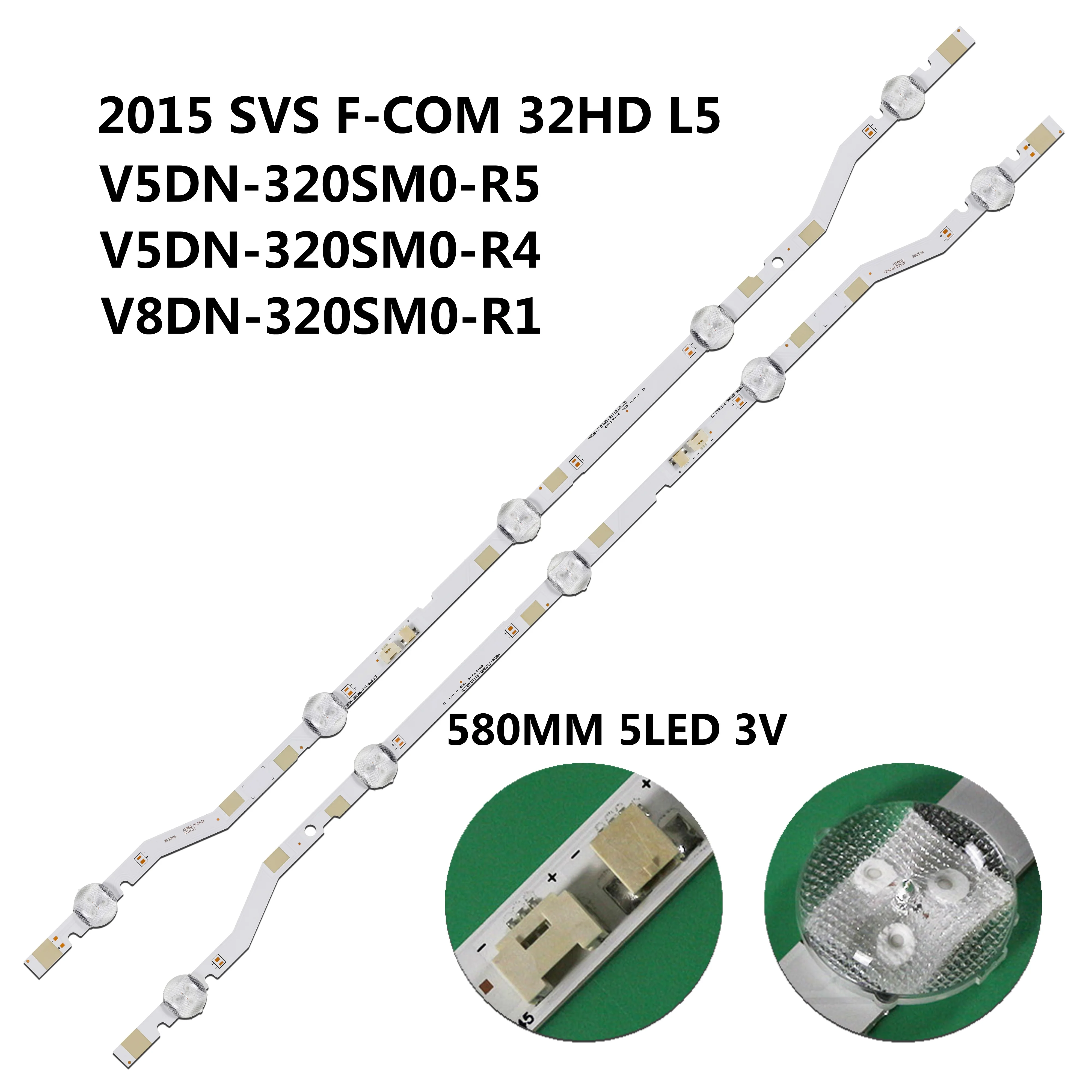 

НОВЫЙ 580 мм 5 светодиодов 2015 SVS F-COM 32HD L5 для UE32J4500AK UE32J4000AK UE32J4500 UE32J4515 UE32J4510 LM41-00133A 00148A 00353A