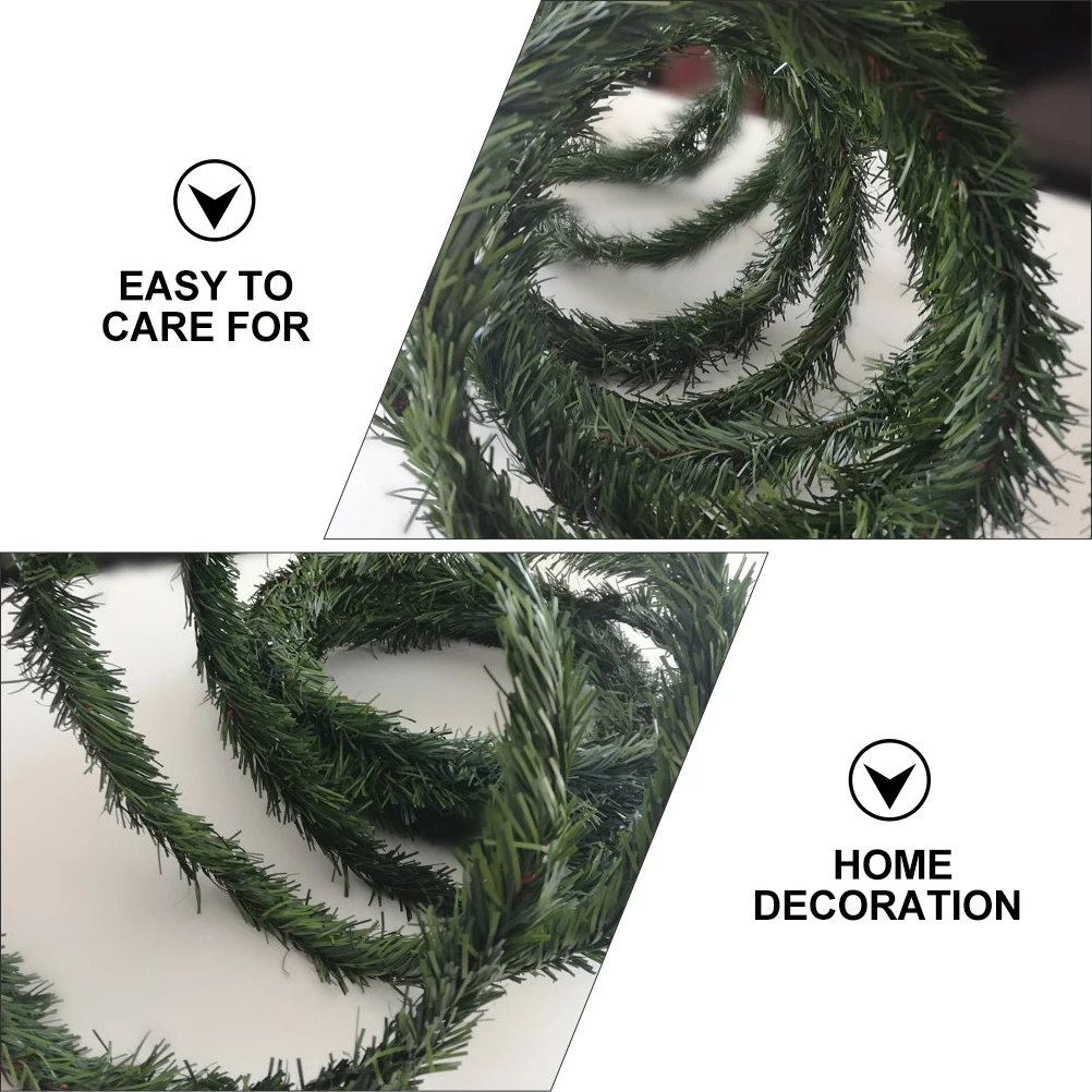

30Cm Christmas Pine Garland Decor Artificial Simulated Green Festive Wreath For Party Banquet Home Decoration Garden