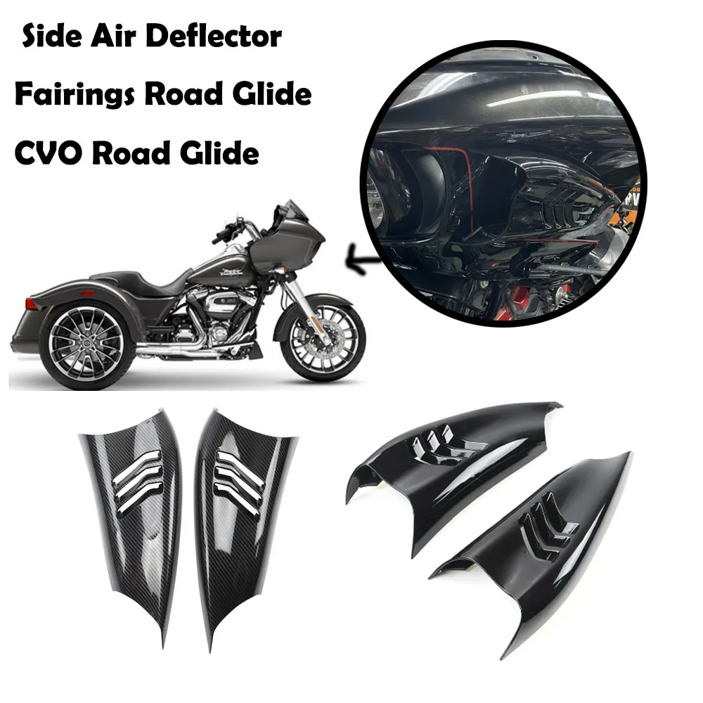 Carénages de Déflecteur d'Air Latéral, Accessoires de Moto, Couverture Décorative Spéciale, pour Harley Road, Foetal de btLimited Ultra FLTRU