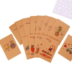 1pcs/lot Blank Inner Page Mini Portable Notebook Small Diary Notebook Stationery student supplies