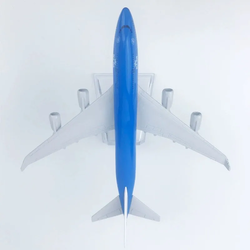 Aviões de brinquedo 16cm avião de liga B747-400 klm royal holandês companhias aéreas airways avião de metal presente para coleções e displays