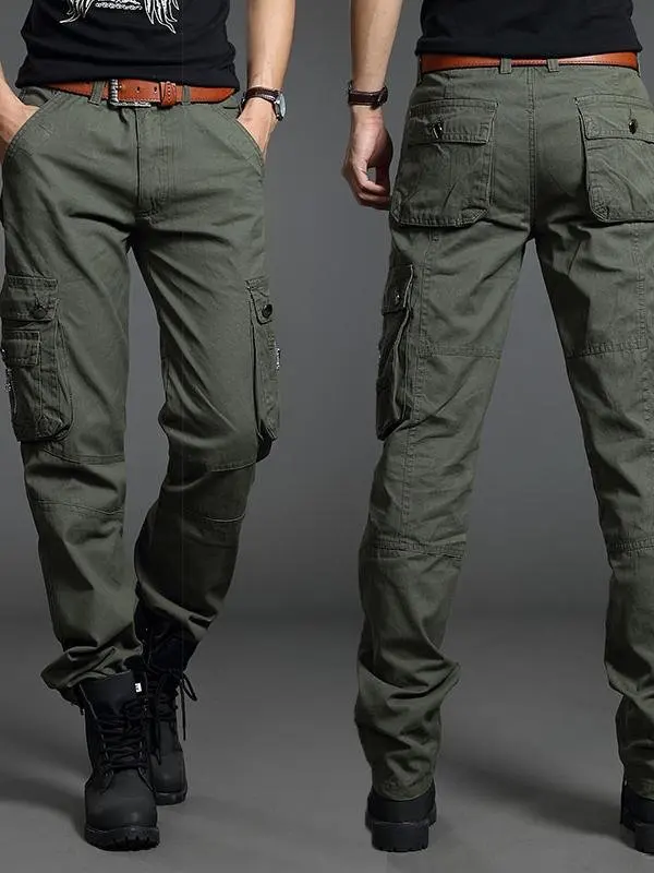 spring-new-loose-casual-work-pants-men's-outdoor-sports-long-trousers-multi-ket-trendy-ket-handkerchief
