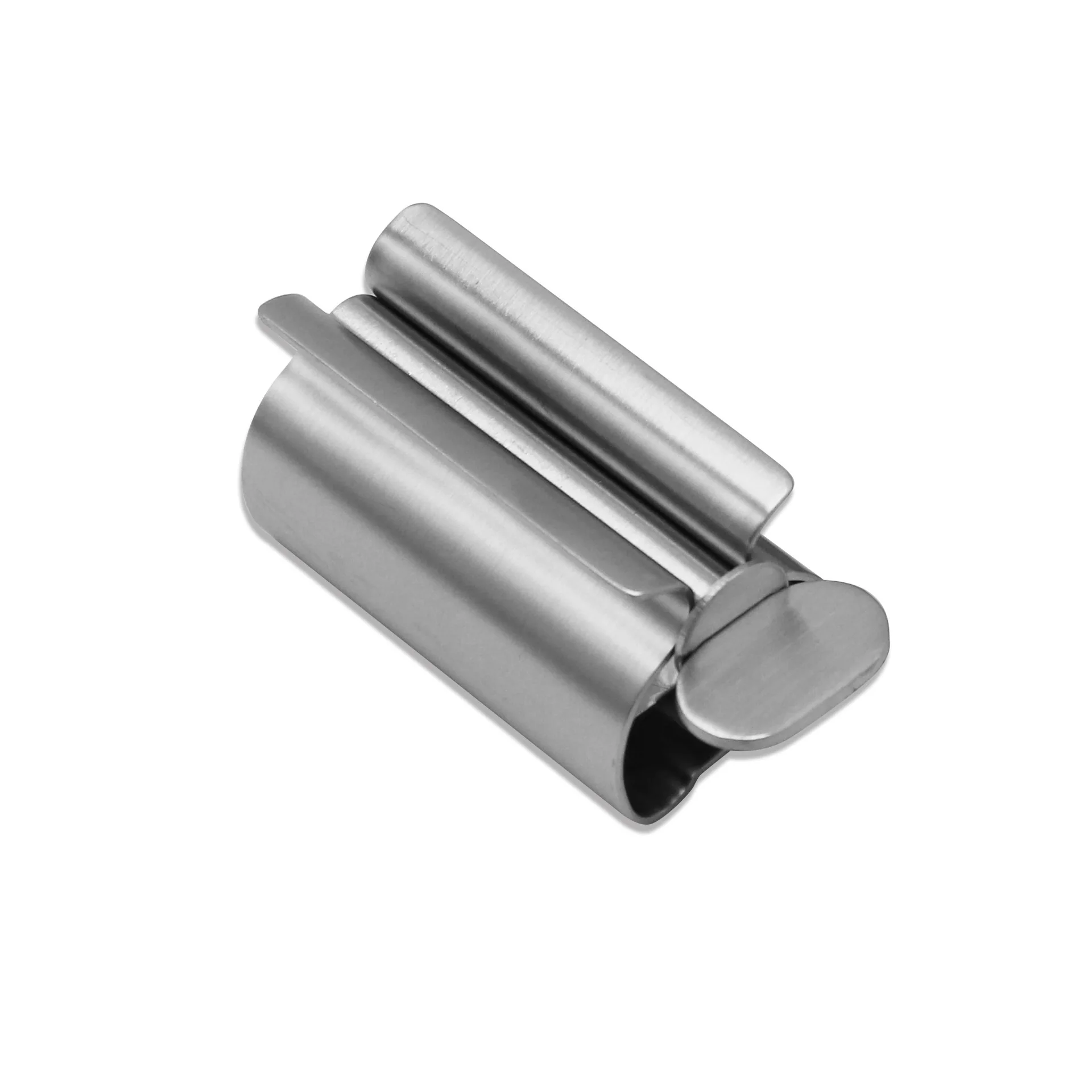 1 Pc Stainless Steel Toothpaste Squeezer Tube Roller Toothpaste Seat Holder Stand Press Manual Facial Cleanser Dispenser Tool