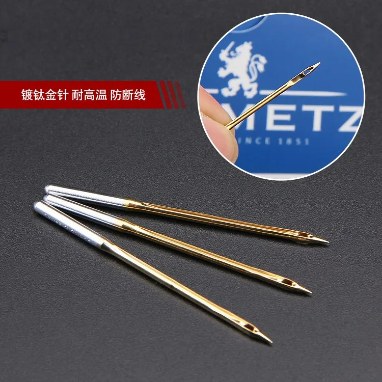 German Schmetz Synchronous DY Plating Acupuncture Needle Dpx17 Computer Thick Machine Needle Dp17 High Sewing Machine Double Nee