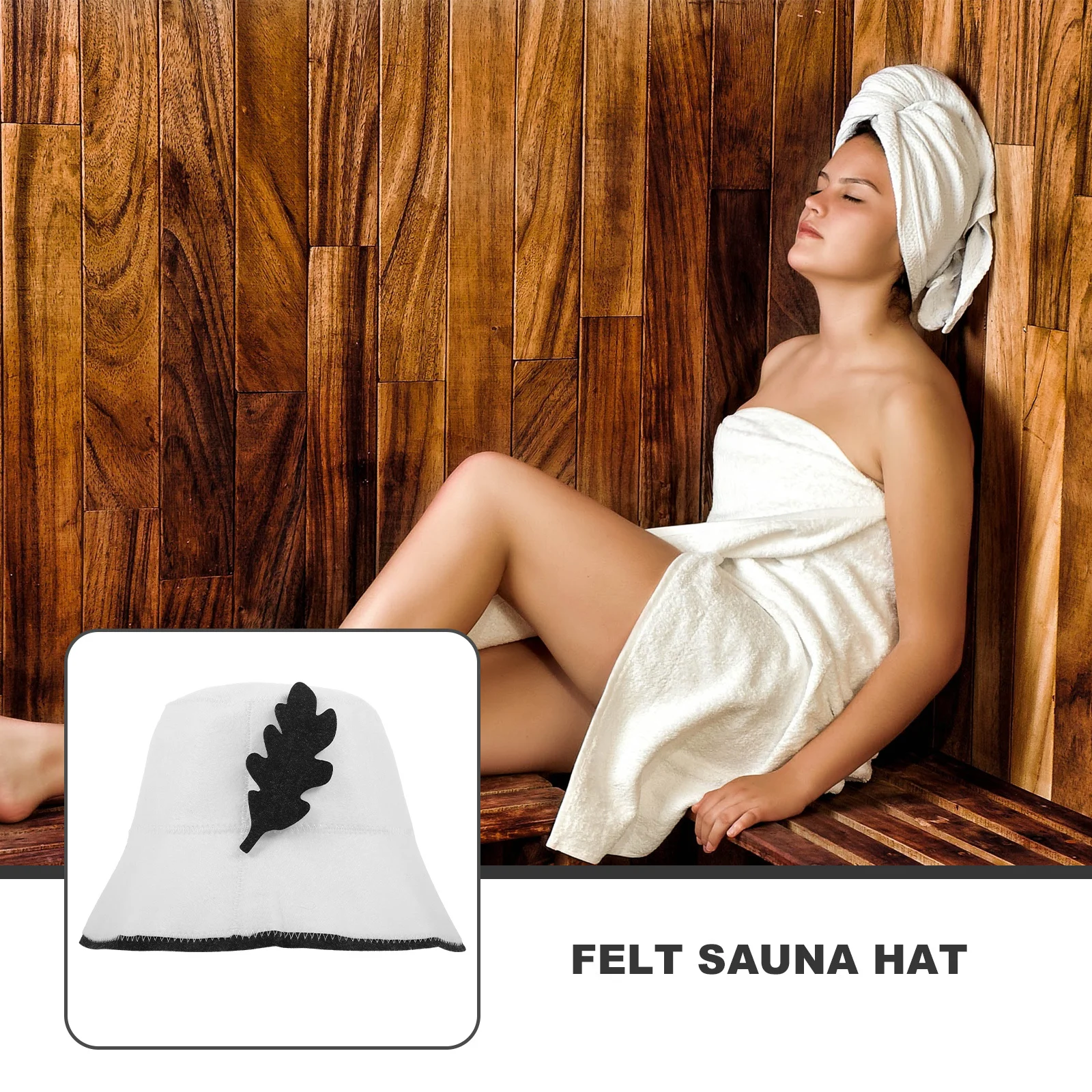

Felt Cap Bathing Steaming Hair Protector Gray Comfortable Sauna Hat For Women Sauna Hat For Men Lightweight Portable