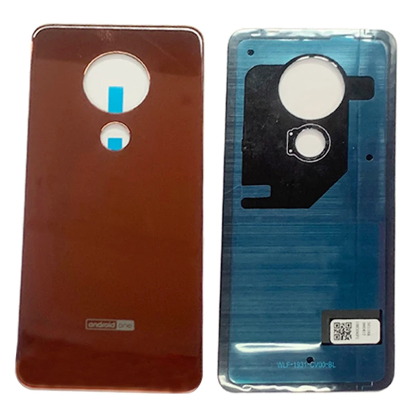 Original Battery Cover Rear Door Case Housing For Nokia 6.2 Back Cover with Adhesive Sticker Replacement Parts
