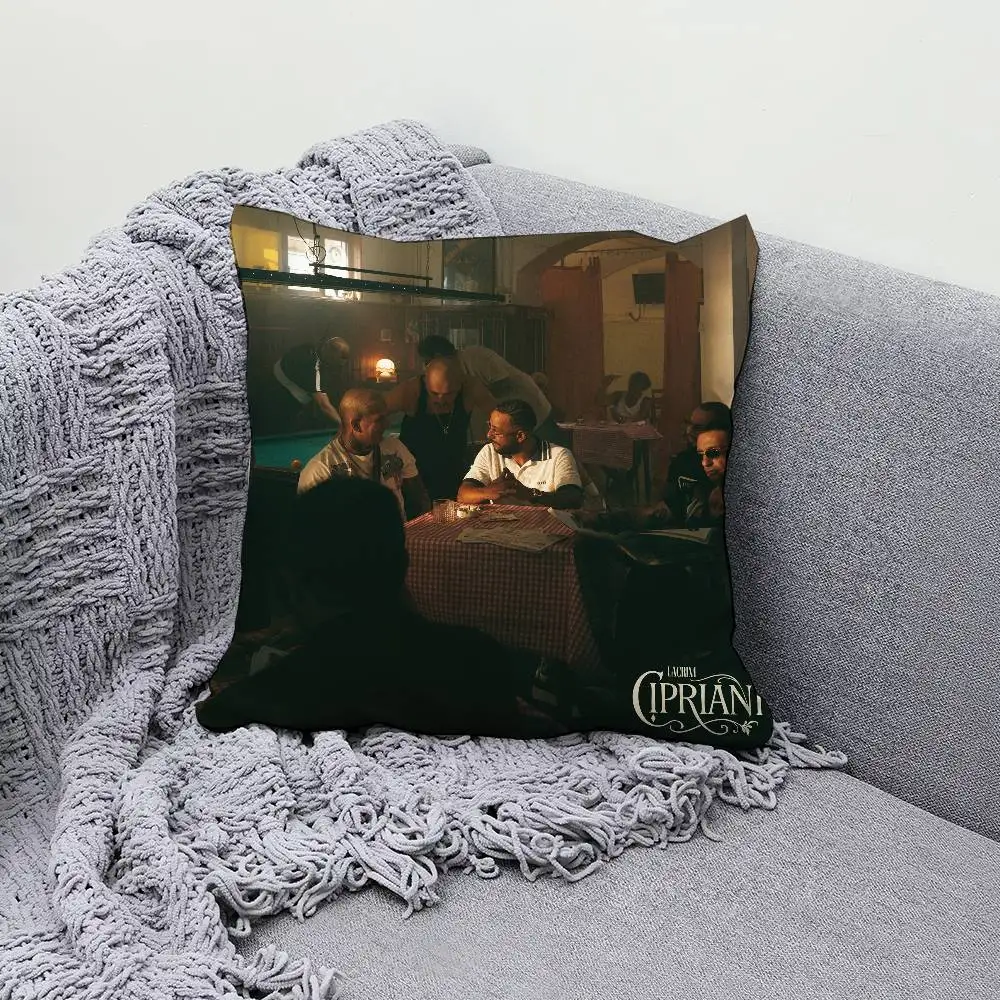 

Rapper L-Lacrim Cipriani 30x30cm 45x45cm Pillow Case Decor Protective Covers Comfortable Soft For Sofa Living Room Home Office