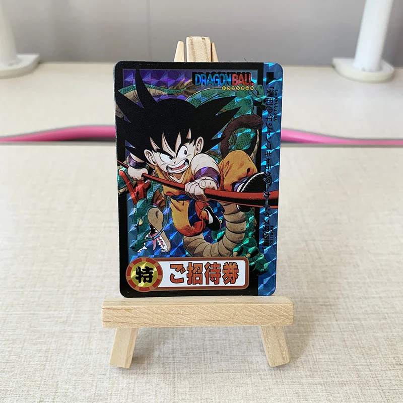 Fai da te Self Made Dragon Ball Z Son Goku Collezione di carte Copia Versione Dragon Ball Pp Grid Flash Anime Card Regalo Giocattoli