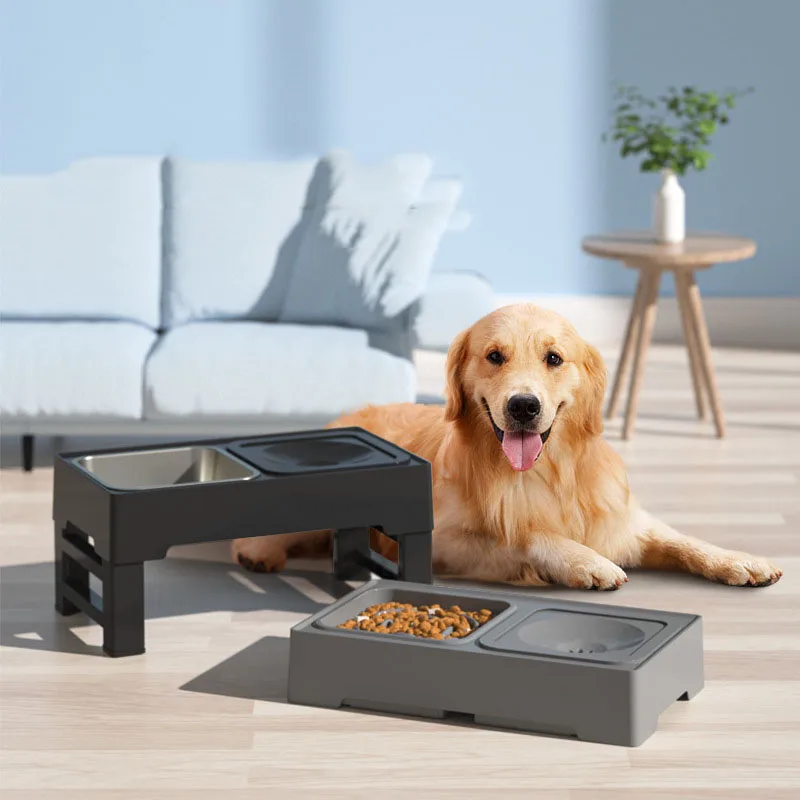 

Pet Food Basin Stainless Steel Basin Dog and Cat Water Bowls Folding Table Cat Floating Bowl Dog Drinking Bowls