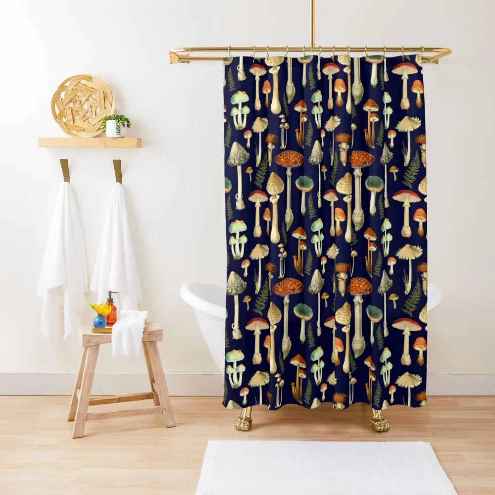 

Toadstools Shower Curtain Shower Set For Bathroom Shower Bath Washable Waterproof Fabric Curtain