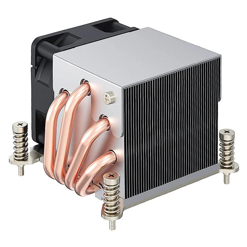 GO-LGA2011-R63 برودة 150 واط ل LGA 2011 المبرد 2U 4 أنابيب الحرارة LGA2011 مربع نوع 80 مللي متر X 80 مللي متر تصاعد الملعب بالوعة الحرارة