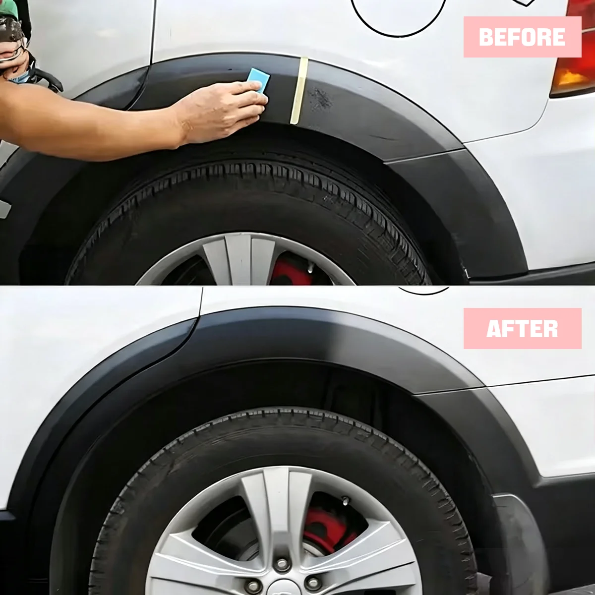 Car Plastic Leather Restorer Spray, Auto Interior Dashboard Refurbish, Restore Faded Surface Anti Aging Crack Care YT0504