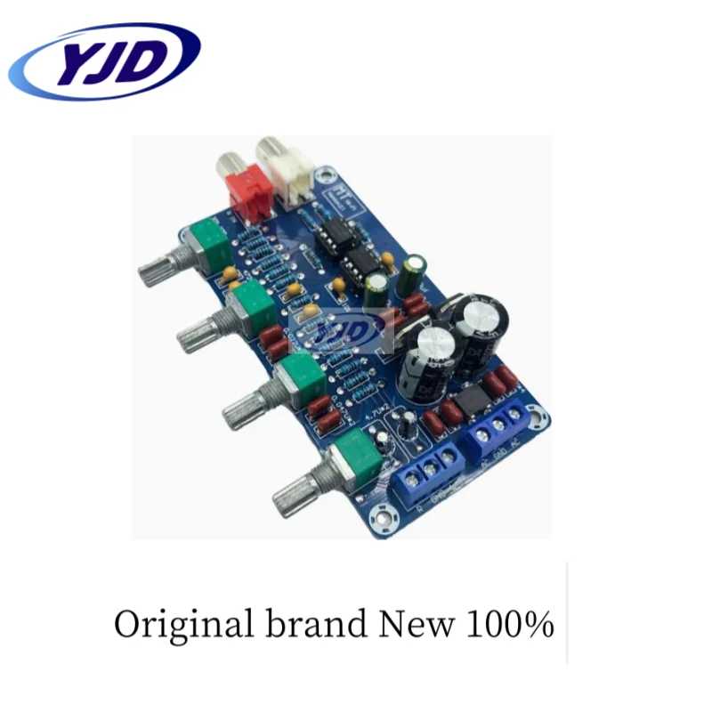 XH-M164 NE5532 Stereo Pre-amp Preamplifier Tone Board Audio 4 Channels Amplifier Module 4CH CH Control Circuit Telephone Preamp