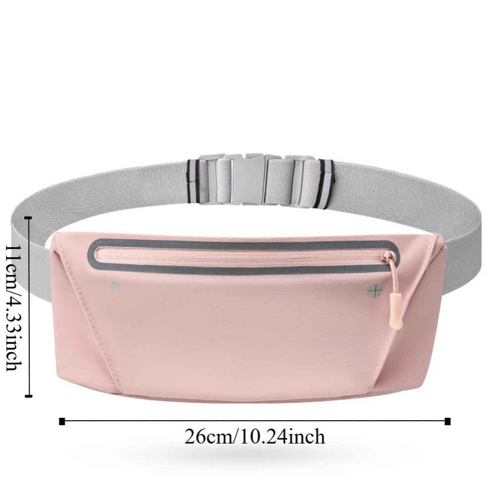 Large Capacity Sport Mobile Waist Bag Lightweight Multi-function Running Waist Bag Breathable Storage Sports Phone Bag Men Women
