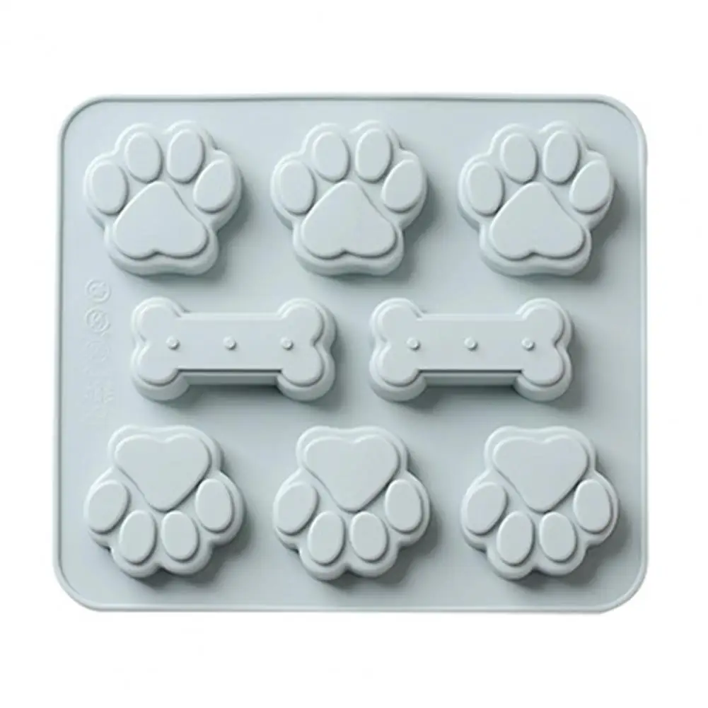 Silicone Soap Mold Fondant Mold Pet-friendly Silicone Molds 3d Chocolate Biscuit Ice Cube Jelly Molds for Diy Pet Treats