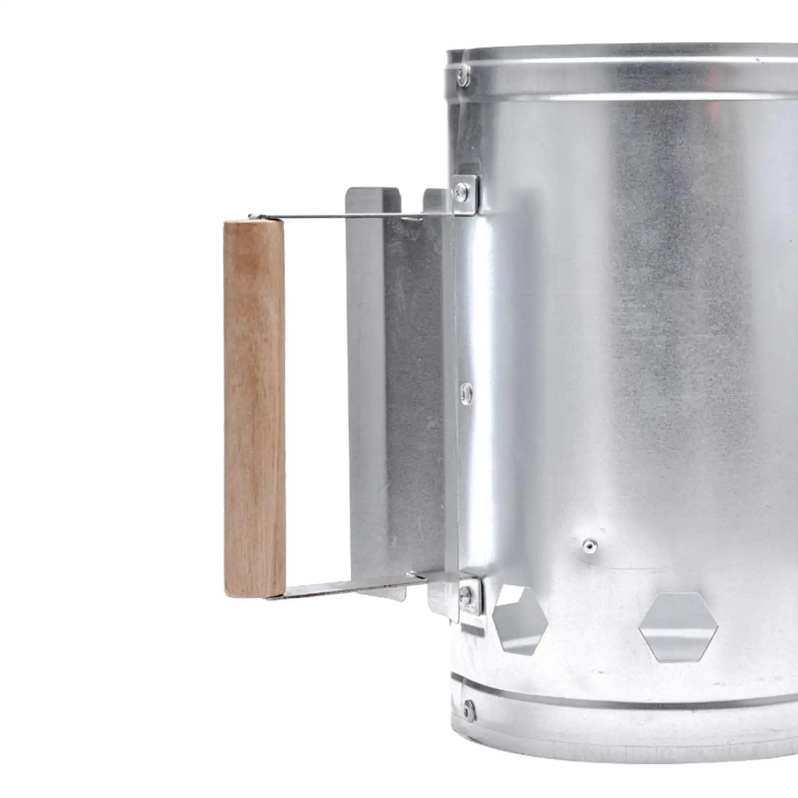 Barbecue BBQ Chimney Starter Charcoal Grill Steel Rapid Quick Fire Lighter