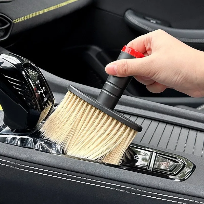 Car Wash Brush Dust Remover Car Air Conditioner Outlet Dust Removal Brush Soft Bristles Brushes for Car Cleaning Tools