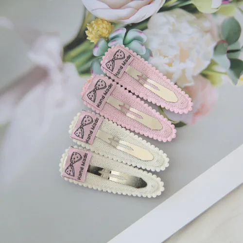 Imagen 2 del producto Pinzas para el pelo con flores para niña y bebé, accesorios para el cabello hechos a mano, 6 unidades