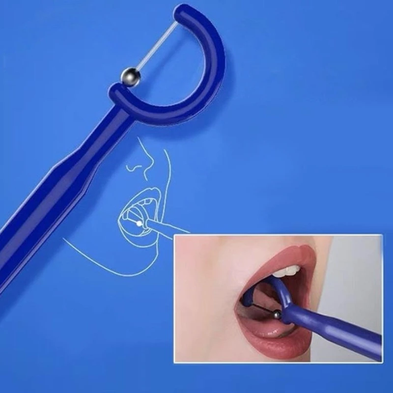 6×3Pcs/Set Tongue Tip Training Device Children's Language Oral Muscle Training Tool Practice Tongue Correction Device