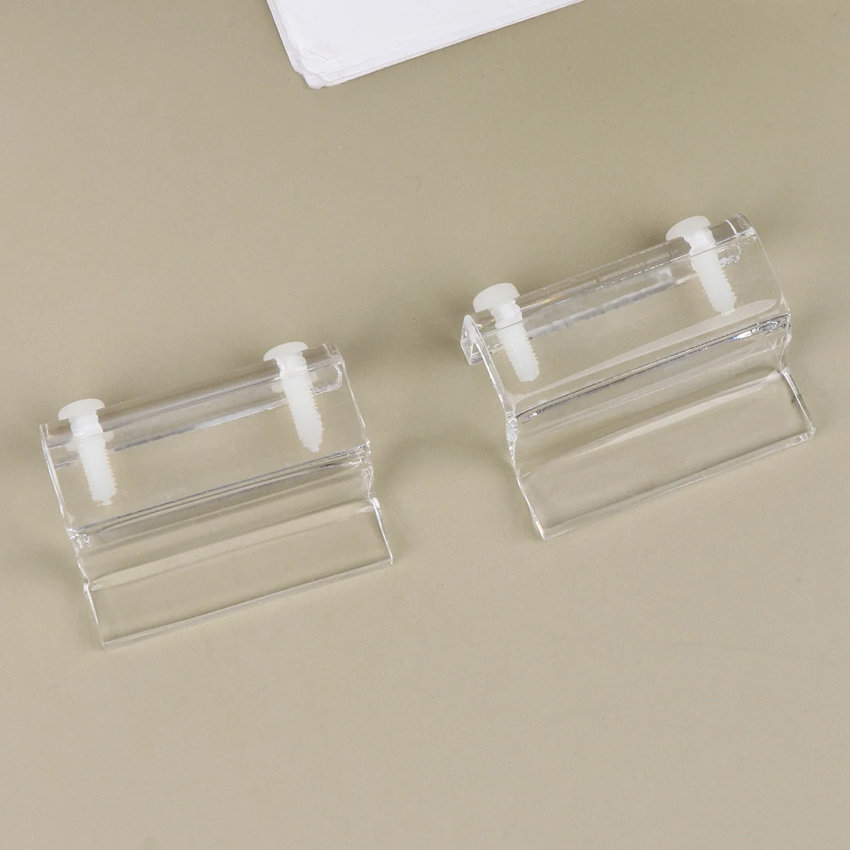 

4Pcs Aquarium Fish Tank Cover Holder Acrylic Support Durable Bracket for Glass 6-12mm Thickness Rack Fish Tank Cover Support