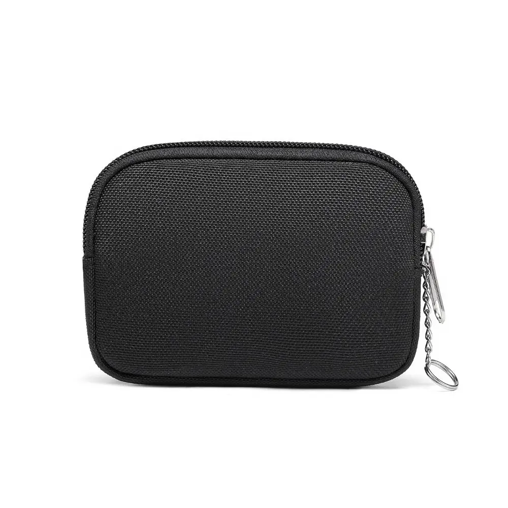 Practical Portable Coin Purse Card Holder Korean Style Card Pouch Zipper Pouch Oxford Cloth Men Wallet Male