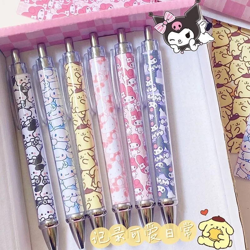 Sanrio Fashionable Personality Ins Wind Speed Drying 0.5mm Gel Pen Student Writing Exam Painting High-value Ballpoint Pen