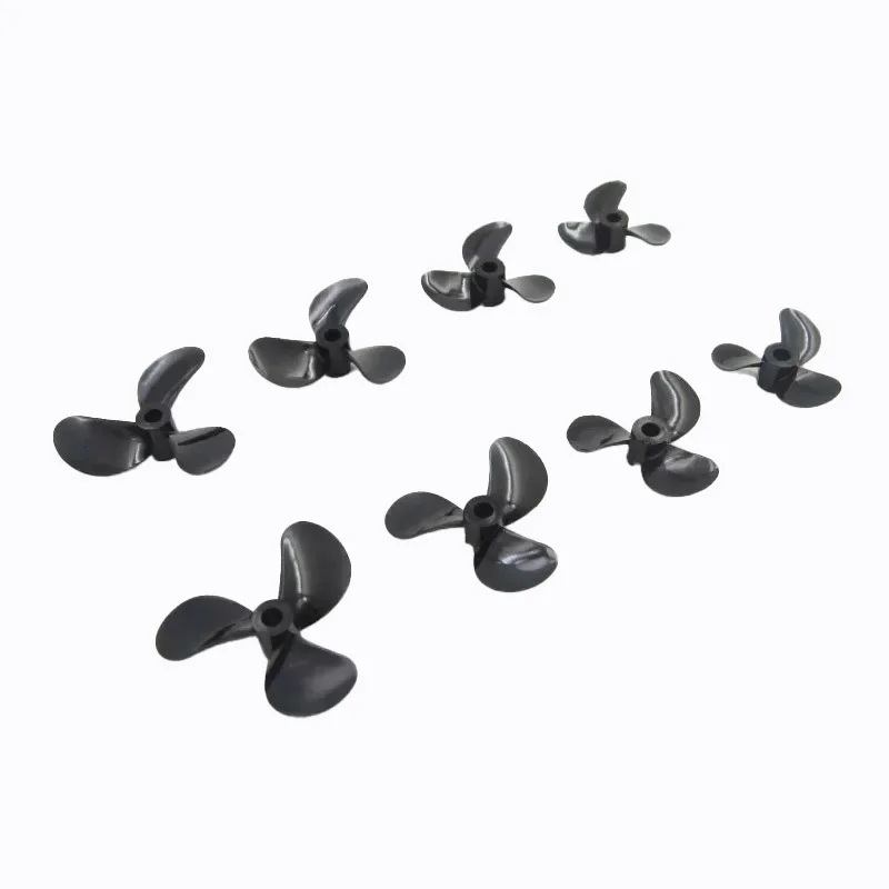 3mm/4mm D28/32/36/40/44/48mm RC Boat 3-Blades Paddle Fully Immersed High Strength Nylon  Positive & Reverse Screw Propeller