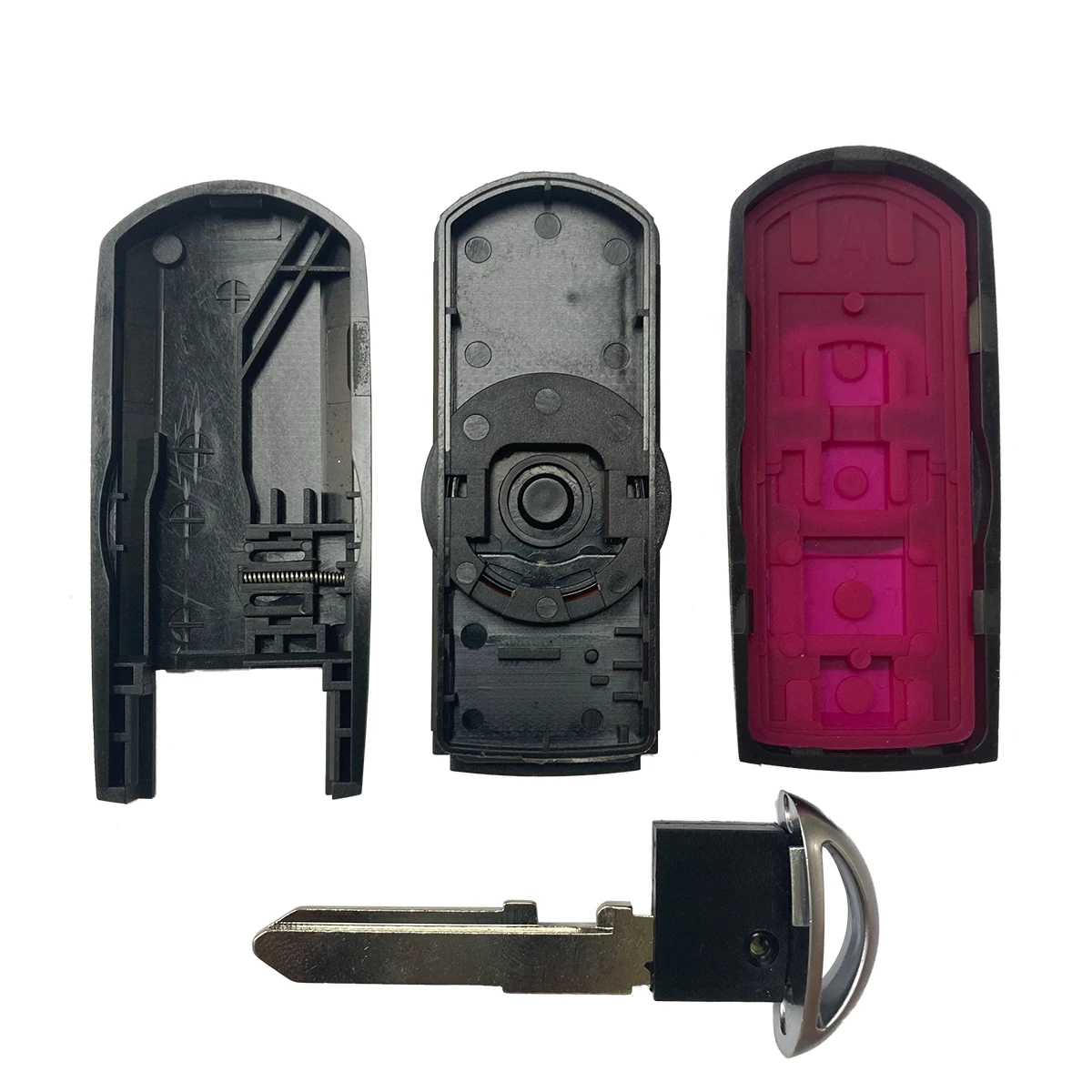 Okey Remote Car Key Shell Cover Case For Mazda CX-3 CX-5 Axela Atenza With Emergency Key Blade Without logo