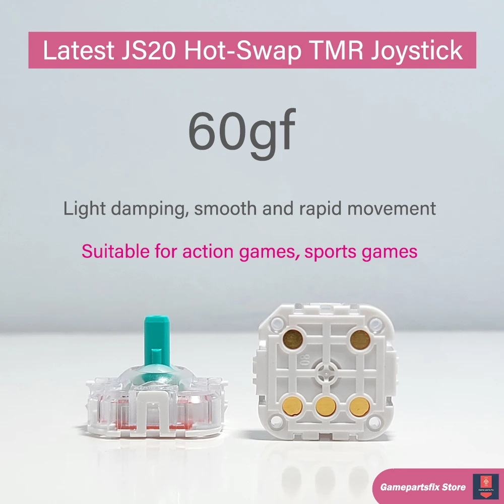 2/8 szt. K-Silver JS20 TMR Hot Swap Joystick do kontrolera mechanicznego G5Pro V2 G6Pro, joystick TMR z wieloma opcjami dotykowymi — zdjęcie produktu 2