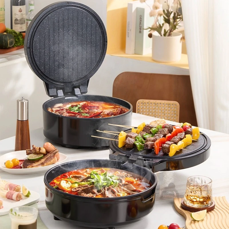 Removable and washable suspended electric cake pan household deepened pancake machine double-sided heated pancake pan