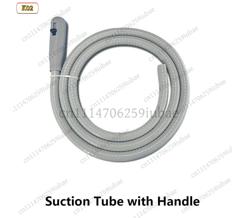 LJ_1.6m Autoclavable Dental Strong Weak Suction Tubing Hose for Dental Unit, HVE Suction Handle High Low Volume Ejector Parts