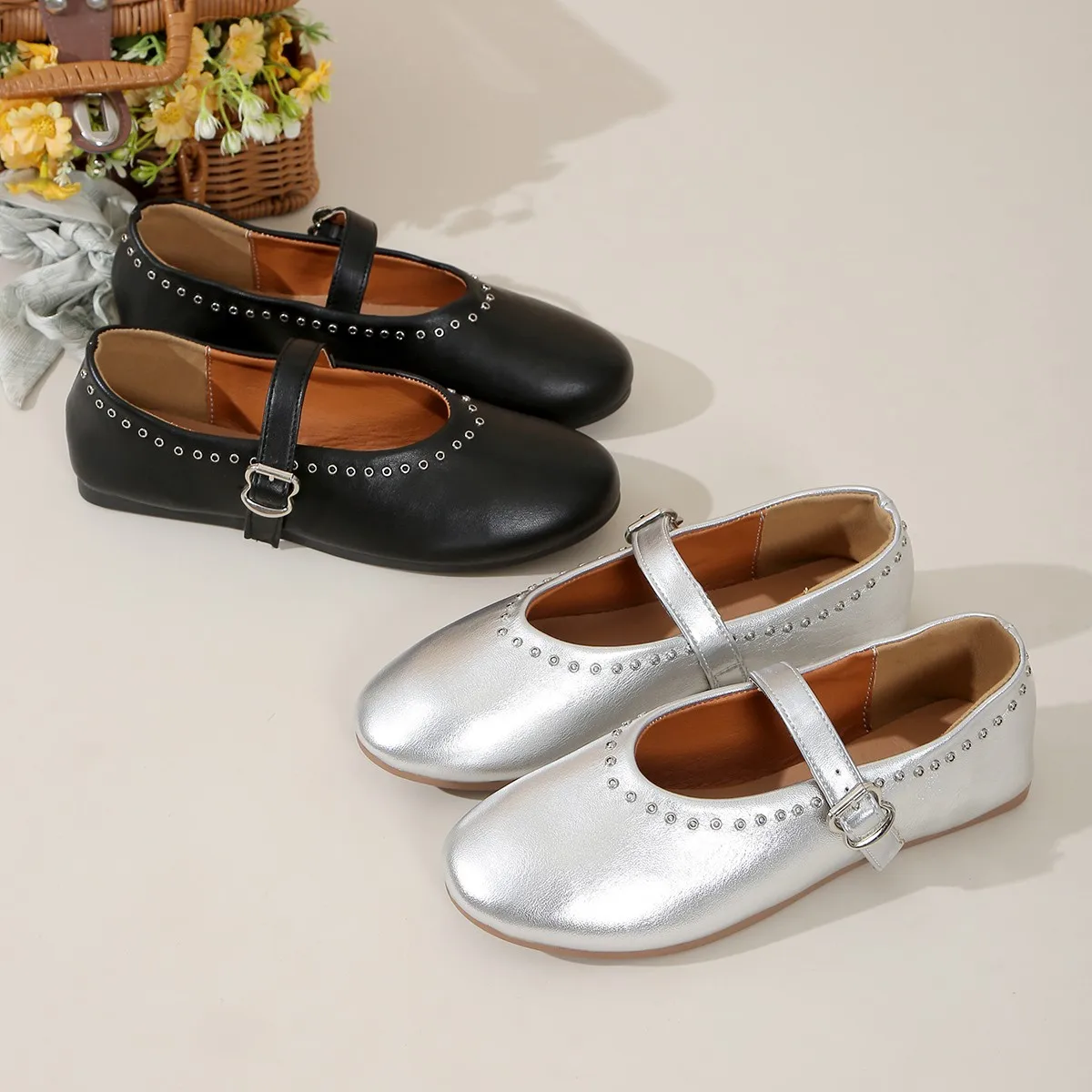 Mocassins Confortables et Légers pour Femme, Chaussures Plates Décontractées, Peu Profondes, Tendance, Printemps et Automne