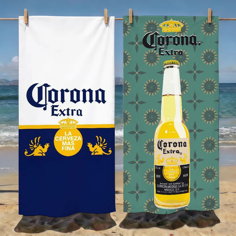 Fashion C-Corona Towel Soft Pool Gift For Travel Gym Shower Camping Quick Dry Sports Beach Towels