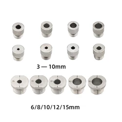 3/4/5/6/8/9/10/12/15mm Doweling Jig Drill Bushing Metal Drill Sleeve for Woodworking Drill Guide Hole Drilling Bit Accessories