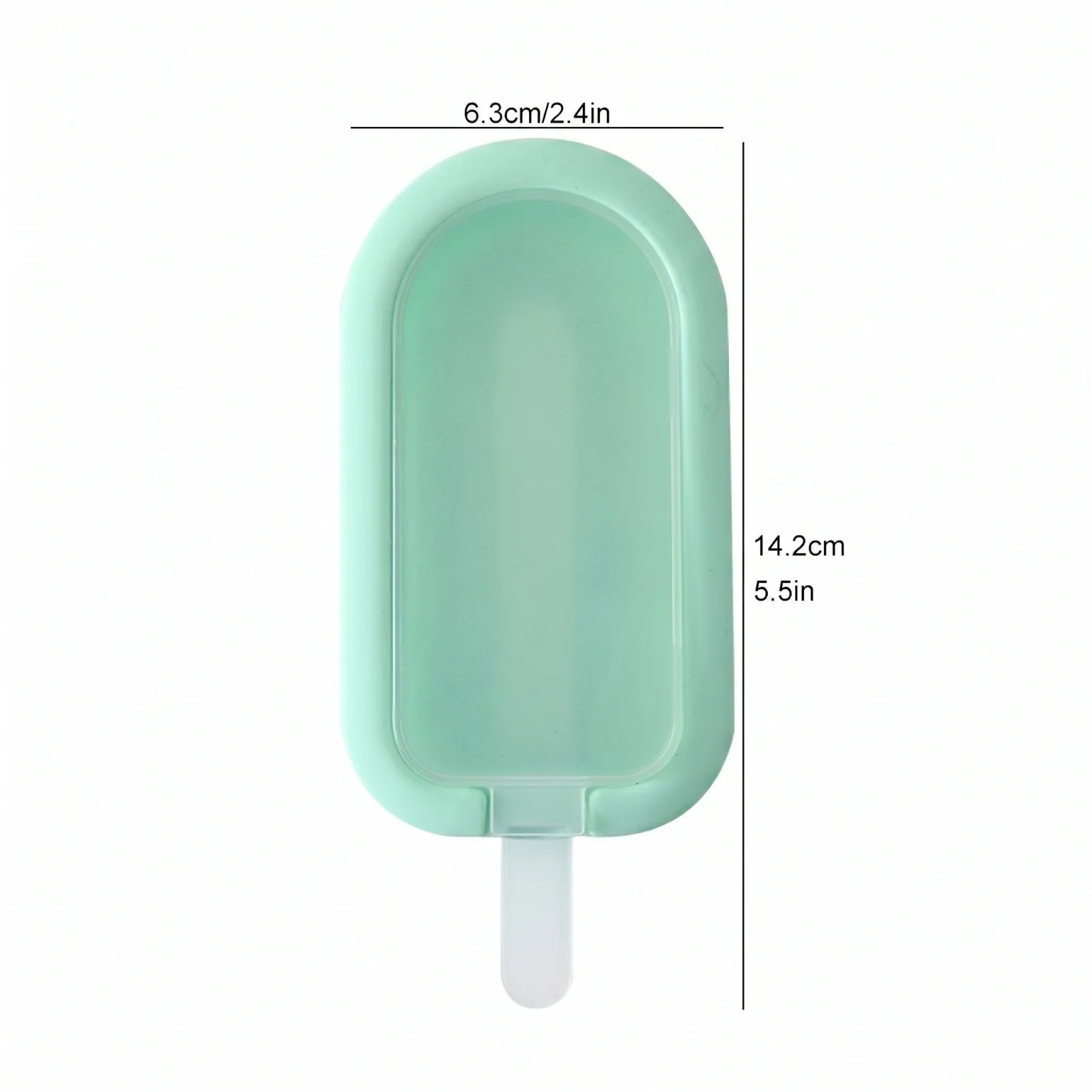 Summer Ice Pop Molds Homemade Oval Silicone Ice Pop Molds Creative DIY Popsicle Molds Ice Cream Tools Kitchen Supplies