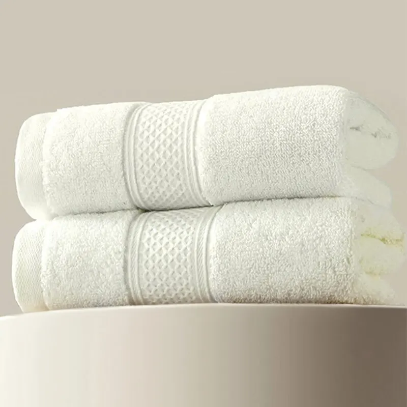 Serviette de Bain en Coton pour Adulte, Absorbante, Douce, Épaisse, Boîte en Deux Paquets