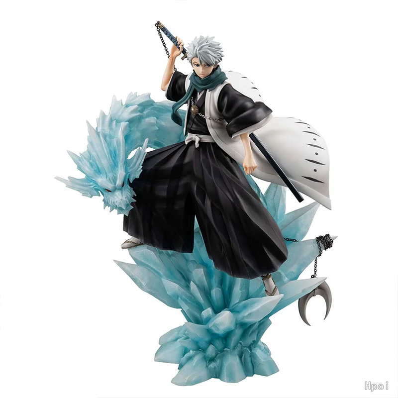 بانداي ميجا هاوس الثمينة G.E.M. Toushirou Hitsugaya بليتش حرب الدم لمدة ألف عام 28 سم الأصلي أنيمي نموذج لجسم لعبة هدية