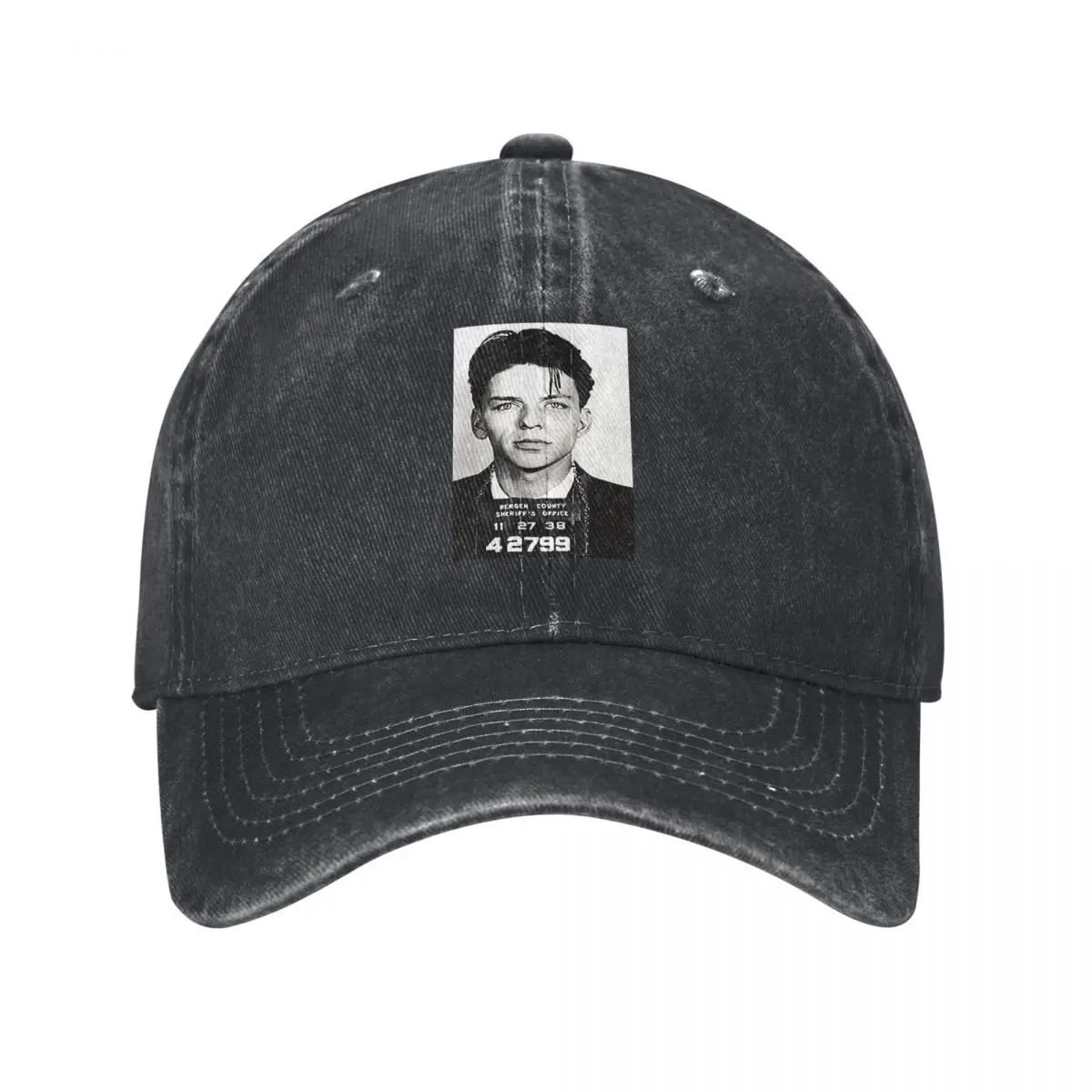 

Джинсовая шляпа Frank Sinatra Mug Shot Легкая мужская бейсболка для гольфа