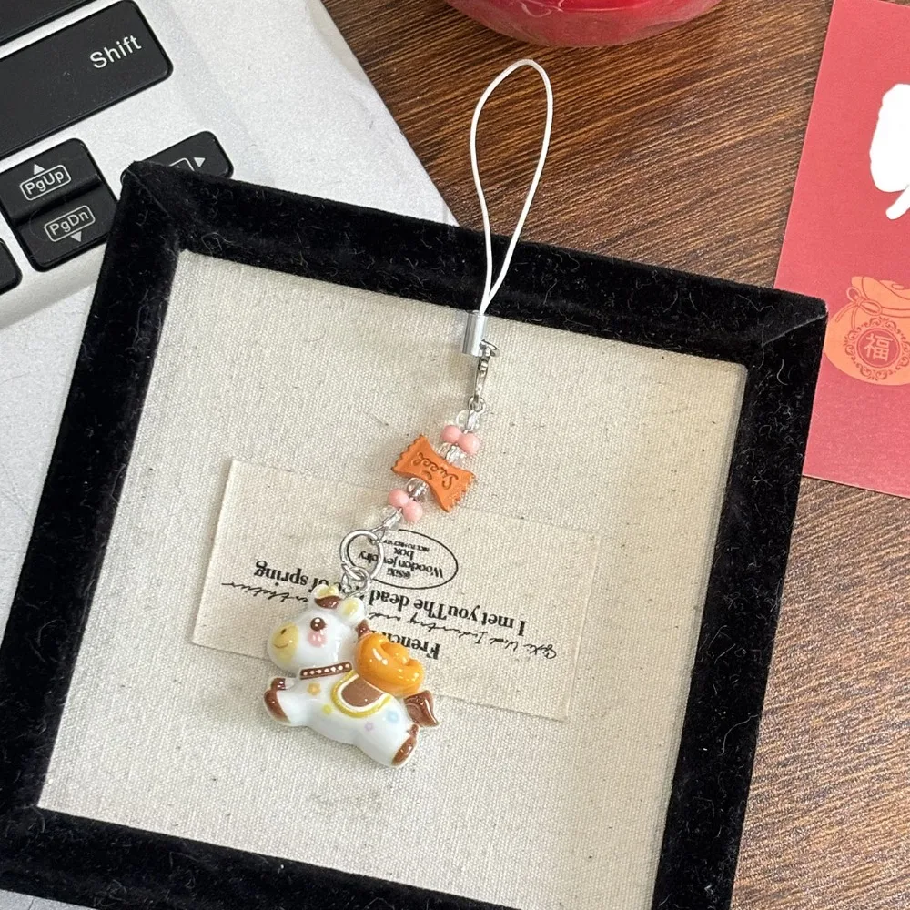 

Cute Hanging Horse Pendant Pendant Horse Mascot Lucky Mascot New Year Decoration Bag Pendant Couple Gift