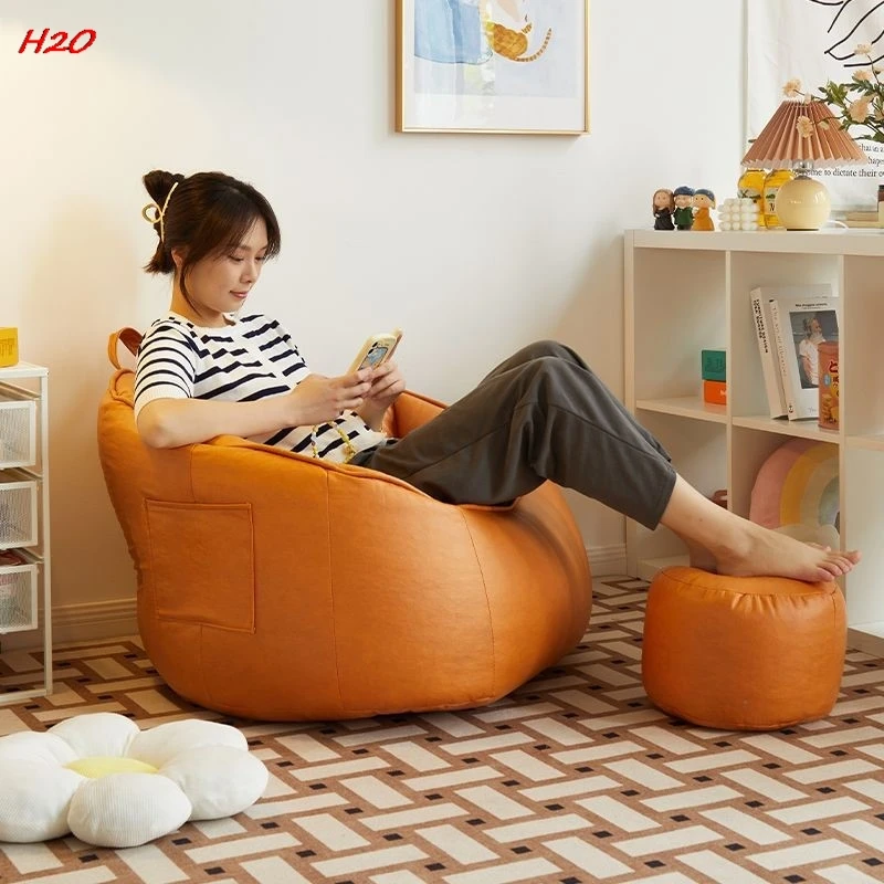 H2O Faul Person Sofa Tatami Bohnensack Einzelsofa Stuhl Balkon Freizeit Liegestuhl Schlafzimmer Kleines Sofa Hot New