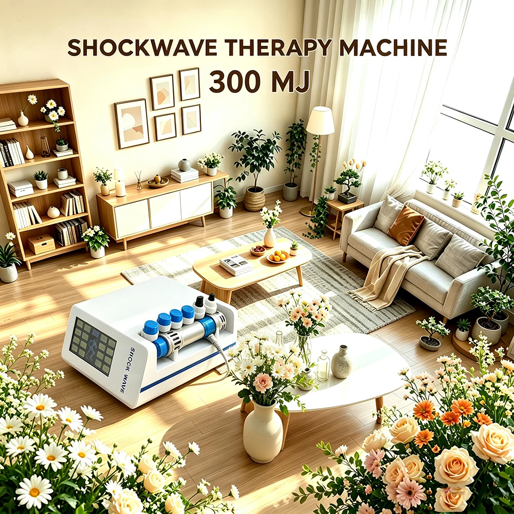 Shockwave Therapy Machine Effective For Tennis Elbow Pain Relief ED Treatment 300MJ Shock Wave Massager Health Care