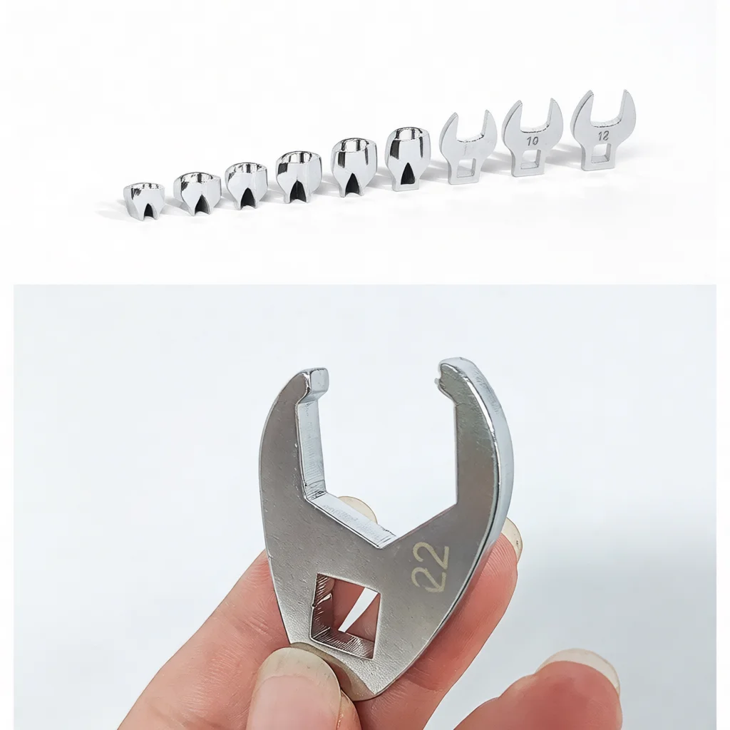 Industrial 3 8 Square Drive Wrench Head Open End Spanner Adapter Quick Release Mechanism For Car And Home Repair Tasks