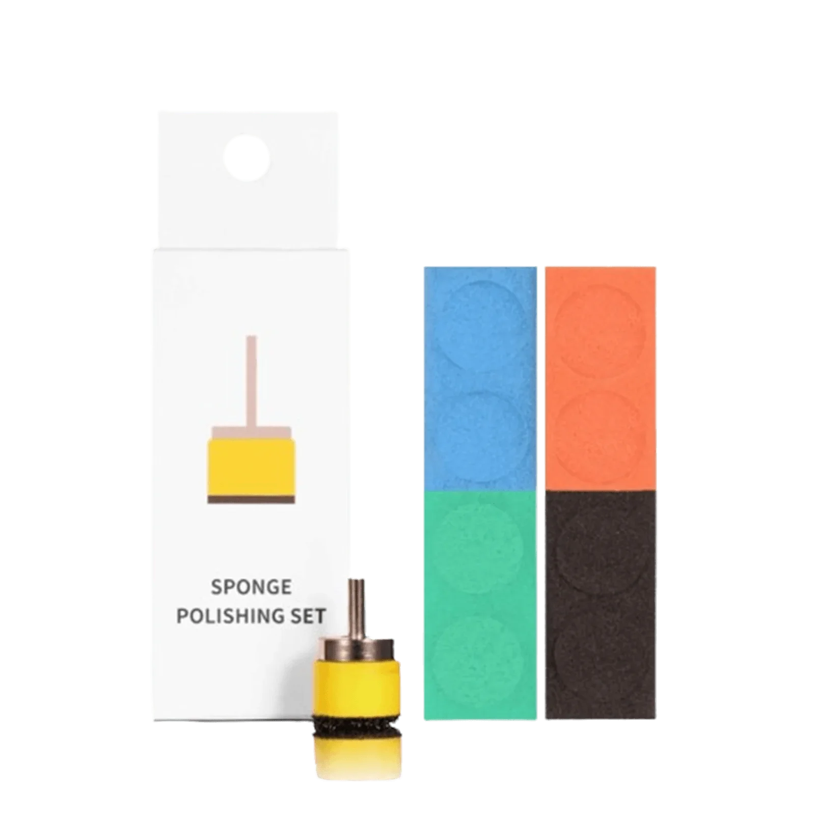 DSPIAE SPP-S01 Sponge Polishing Pad Grit Set 2000-10000 for Model Finishing Plastic Kit Polishing Tool